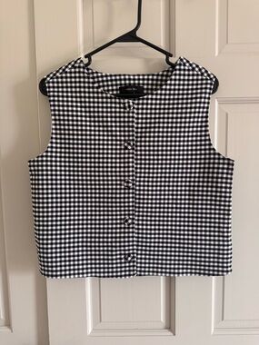 Autres Filles gingham vest S